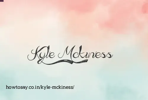 Kyle Mckiness