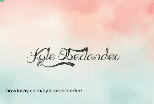 Kyle Oberlander