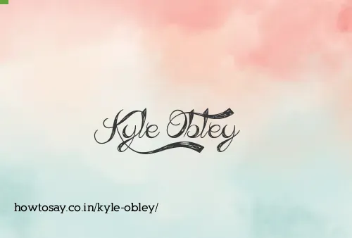 Kyle Obley