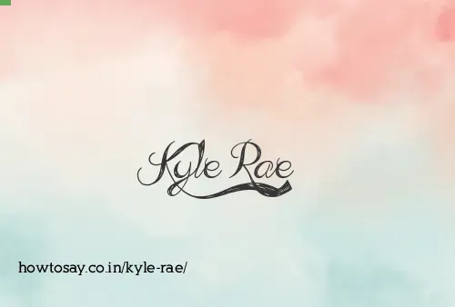 Kyle Rae