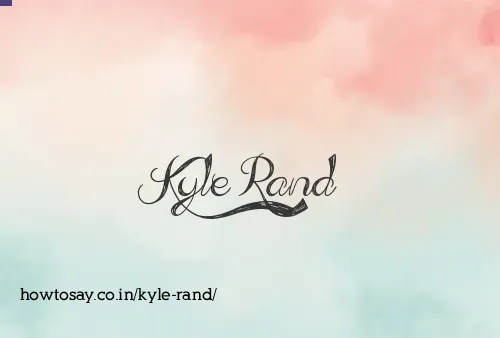 Kyle Rand