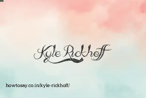 Kyle Rickhoff