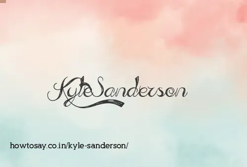 Kyle Sanderson