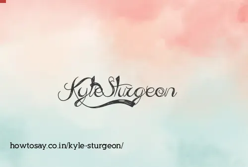 Kyle Sturgeon