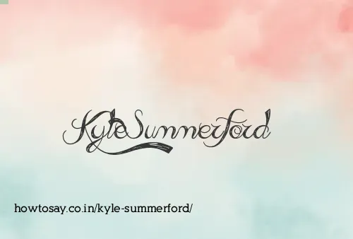 Kyle Summerford