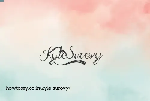 Kyle Surovy