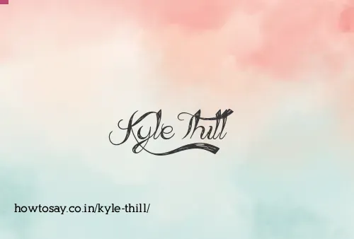 Kyle Thill