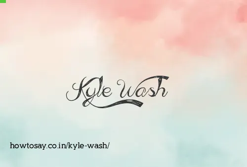 Kyle Wash