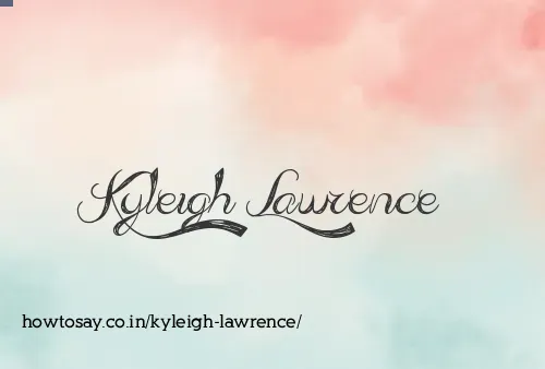 Kyleigh Lawrence