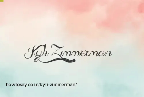 Kyli Zimmerman