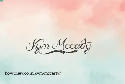 Kym Mccarty