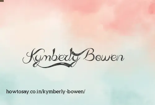 Kymberly Bowen