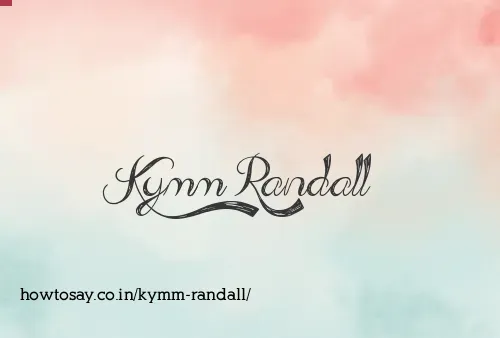 Kymm Randall