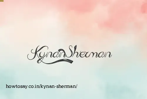 Kynan Sherman