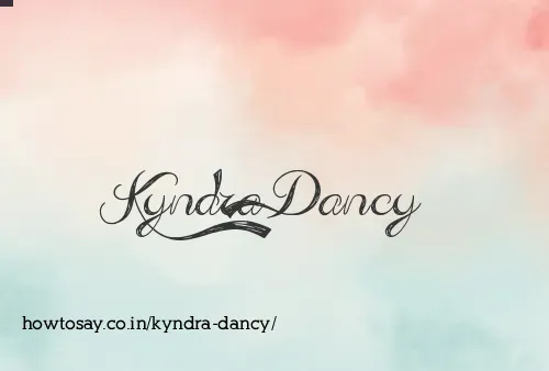 Kyndra Dancy