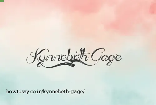 Kynnebeth Gage