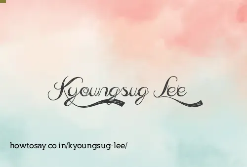 Kyoungsug Lee