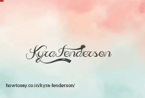 Kyra Fenderson