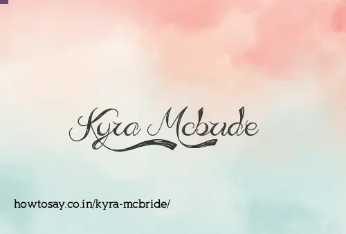 Kyra Mcbride