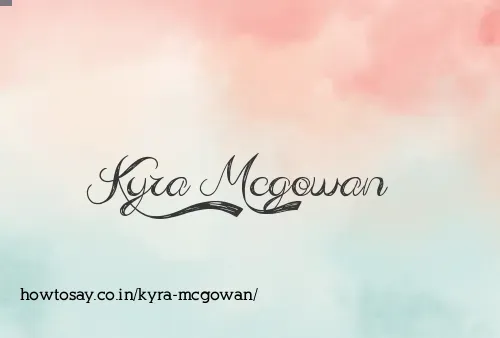 Kyra Mcgowan
