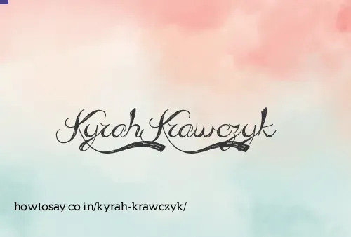 Kyrah Krawczyk