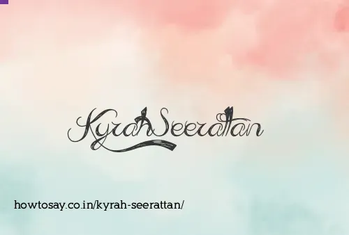 Kyrah Seerattan