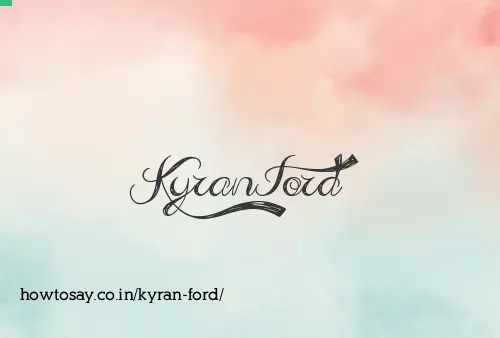 Kyran Ford