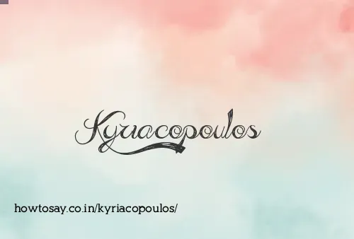 Kyriacopoulos