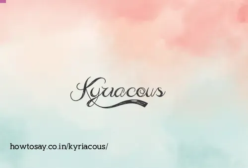 Kyriacous