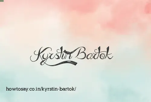 Kyrstin Bartok