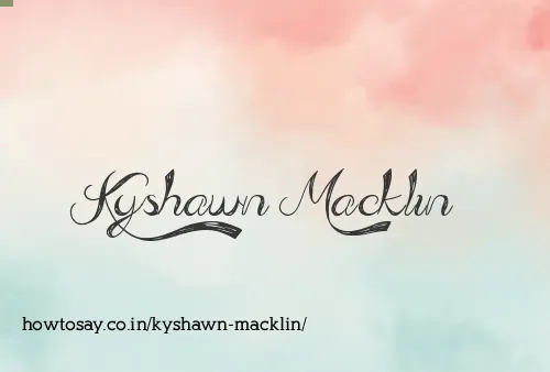 Kyshawn Macklin