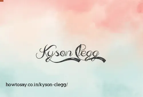 Kyson Clegg