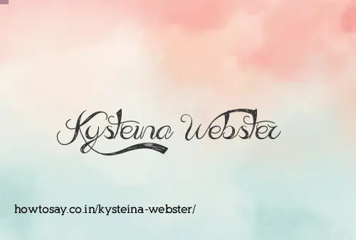 Kysteina Webster