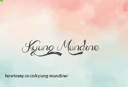 Kyung Mundine