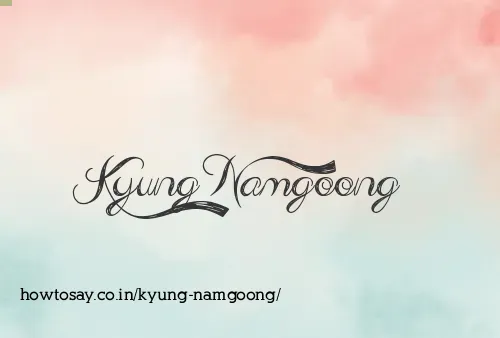 Kyung Namgoong
