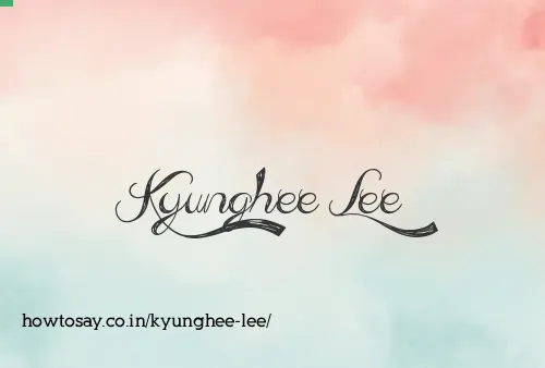 Kyunghee Lee