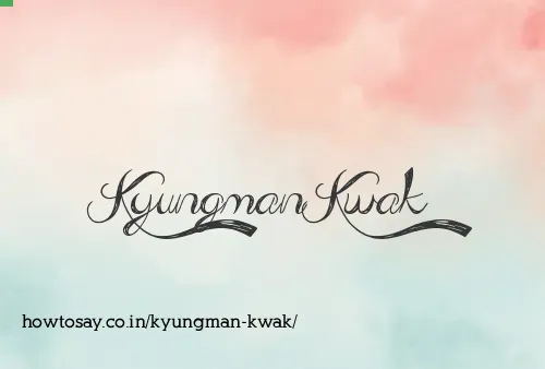 Kyungman Kwak