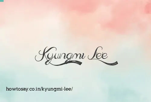 Kyungmi Lee