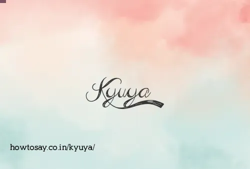 Kyuya