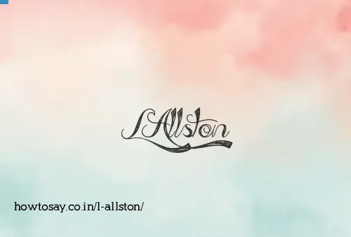 L Allston