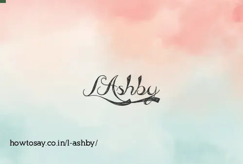 L Ashby