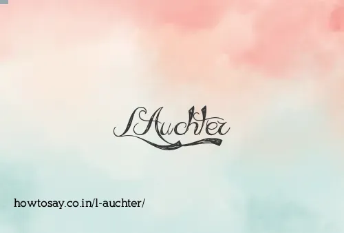L Auchter