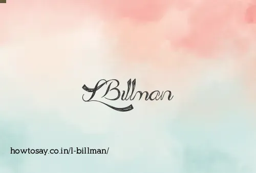 L Billman