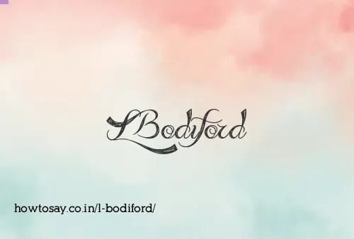 L Bodiford