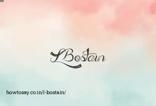 L Bostain