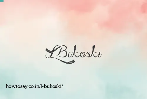 L Bukoski