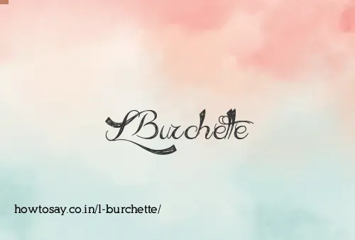 L Burchette