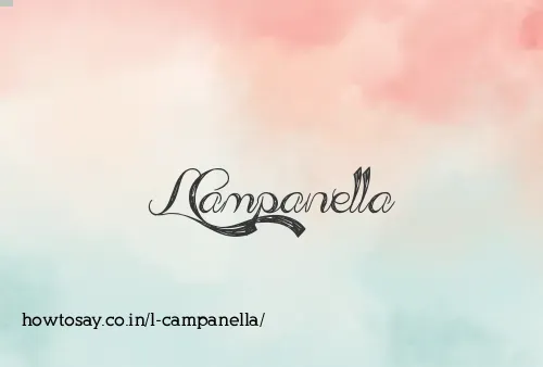 L Campanella