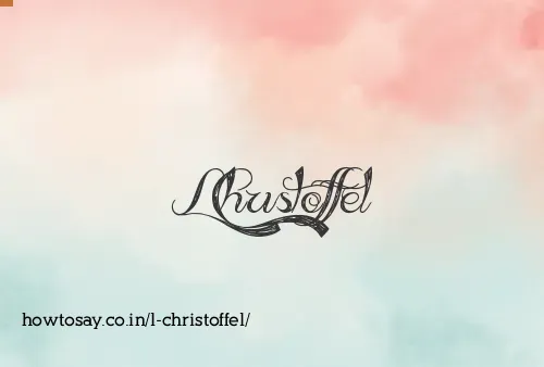 L Christoffel