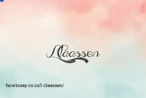 L Claassen